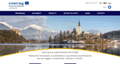 Desktop Screenshot of ita-slo.eu